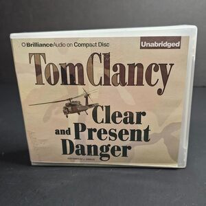Tom Clancy Clear and Present Danger CD Audiobook Unabridged Jack Ryan Novel